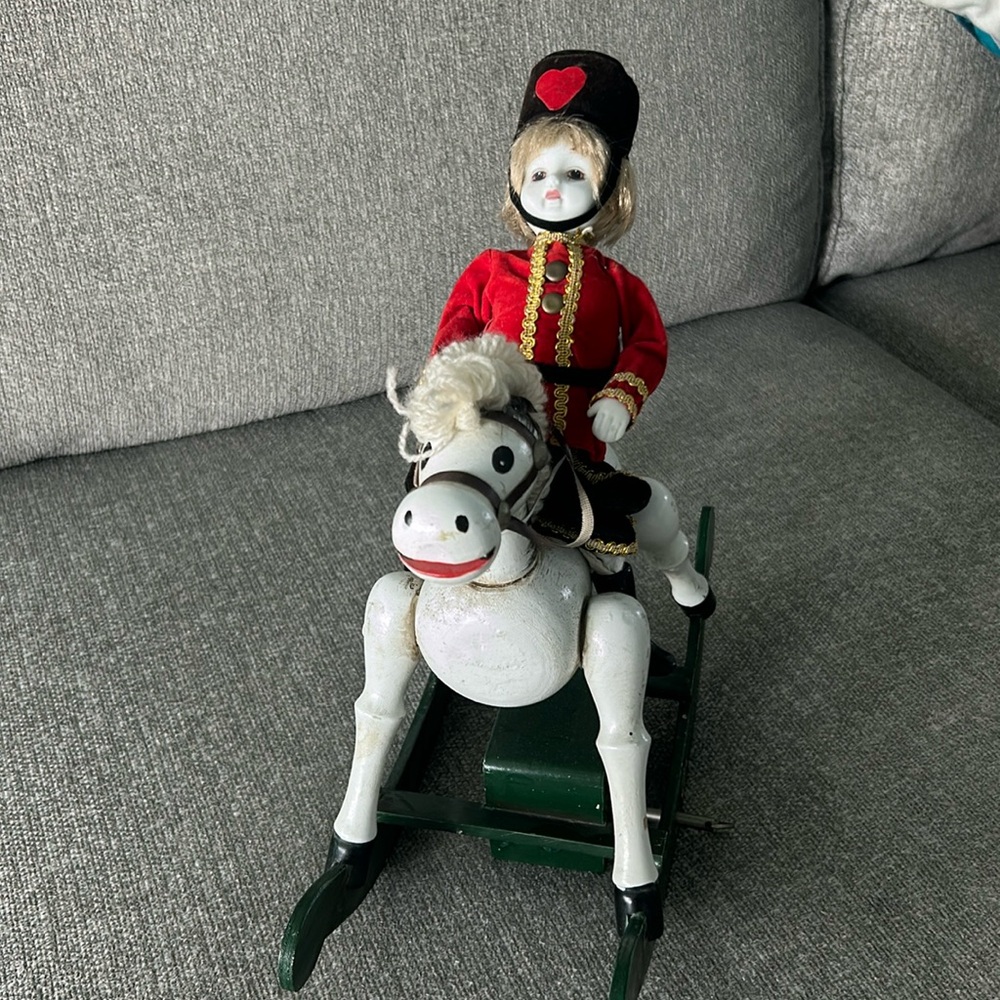 Enesco Musical Rocking Horse